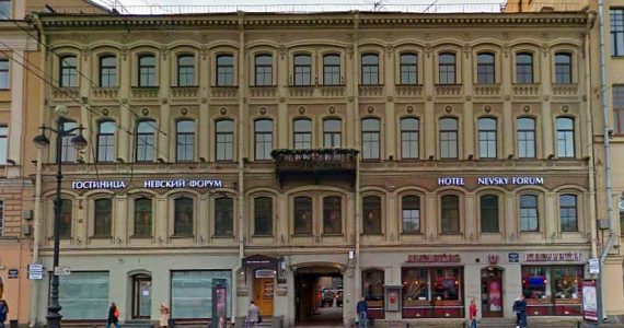 Das 4-Sterne-Hotel „Nevsky Forum“