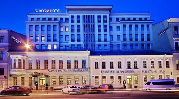 Das 4-Sterne-Hotel „Solo Sokos Vasilievsky“